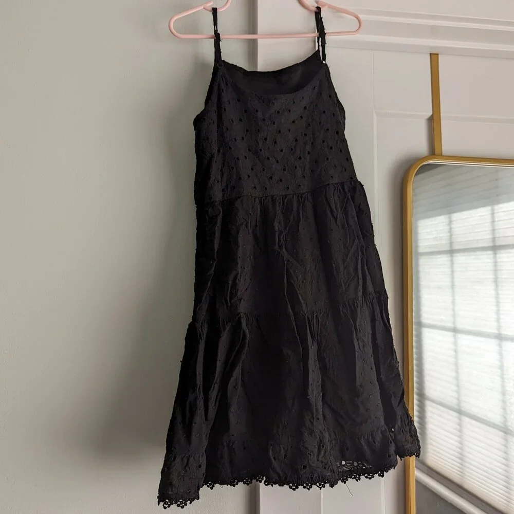 Art Class Eyelet Dress Girls Size Medium VGUC 7/8 - Picture 3 of 4